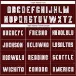 Sublimation Custom Black Uniform Fade White-Crimson Jersey Fashion Soccer Sublimation Custom Black Uniform Fade White-Crimson Jersey Fashion Soccer