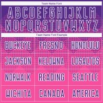 Soccer Sublimation Custom Pink Uniform Jersey Purple-White Soccer Sublimation Custom Pink Uniform Jersey Purple-White