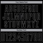 Gray Jersey Black Uniform Soccer Sublimation Custom Gray Jersey Black Uniform Soccer Sublimation Custom