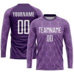 Uniform Sublimation Jersey Custom White Purple Soccer Uniform Sublimation Jersey Custom White Purple Soccer