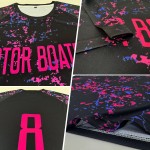 Uniform Black Soccer Custom Blue Jersey Sublimation Pink-Light Uniform Black Soccer Custom Blue Jersey Sublimation Pink-Light