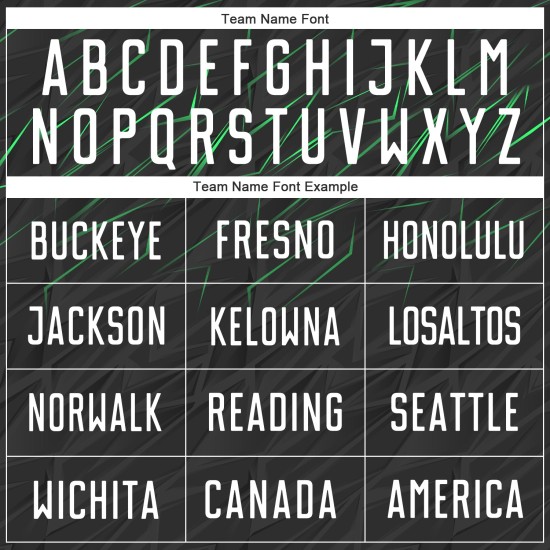 Black Custom White-Neon Soccer Jersey Uniform Sublimation Green Black Custom White-Neon Soccer Jersey Uniform Sublimation Green