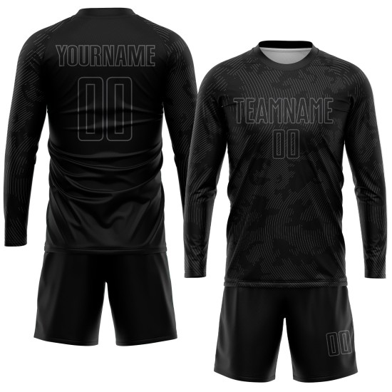 Gray Jersey Black Uniform Soccer Sublimation Custom Gray Jersey Black Uniform Soccer Sublimation Custom